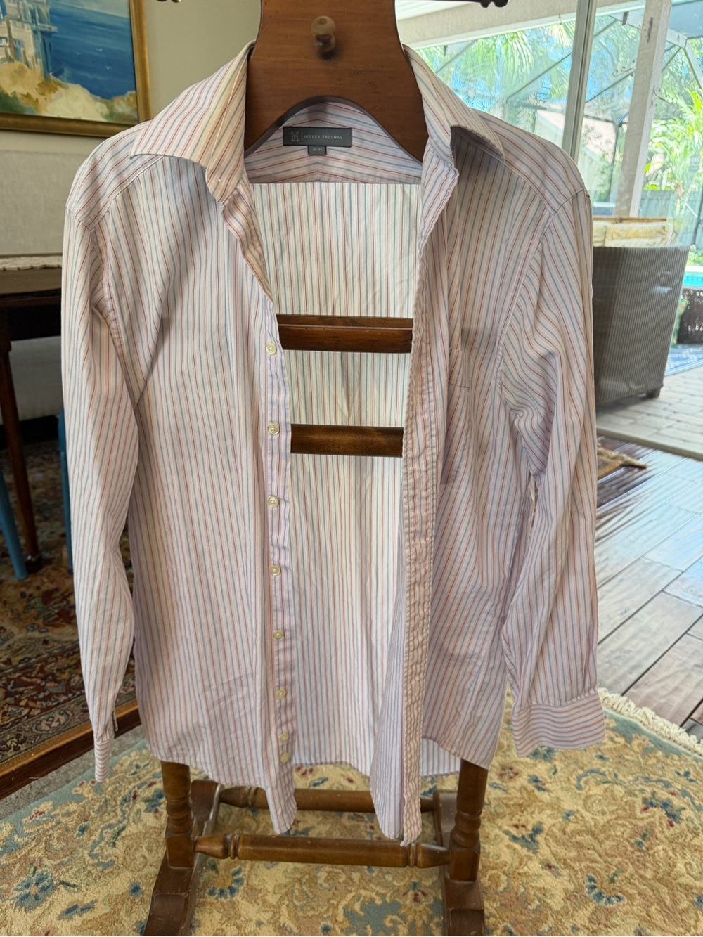 Hickey Freeman Dress Shirt Lot 4 Men’s 15.5-34 16-33 16-34